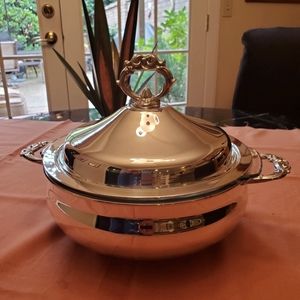 LEONARD SILVER CASSEROLE DISH